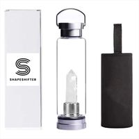 Shapeshifter Crystal Elixir Water Bottle - Clear Quartz